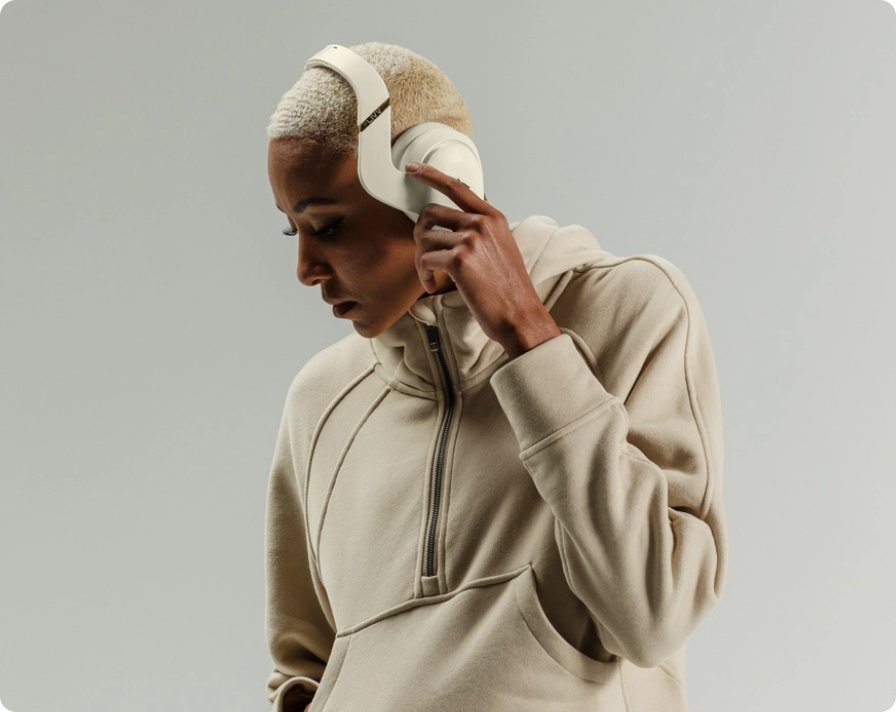 Workout Headphone Creme Color