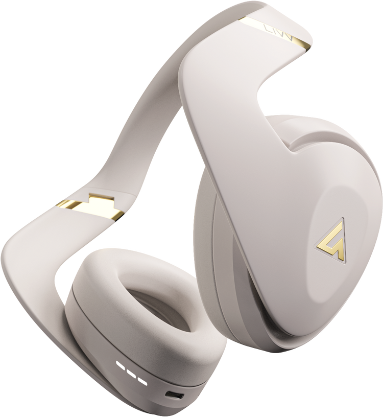 Workout Over Ear Sport Headphone Creme Color