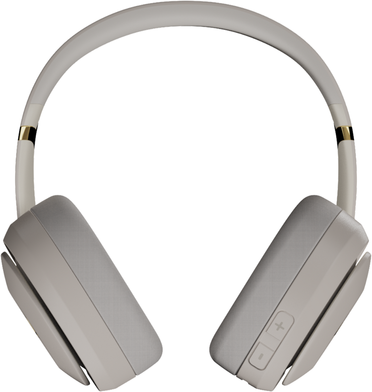 Workout Over Ear Sport Headphone Creme Color